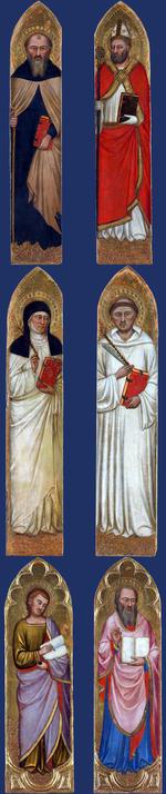 欧洲12-19世纪油画三_CIONE, Jacopo di - The Littleton Pilaster Saints